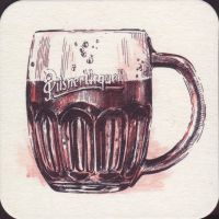 Beer coaster prazdroj-542-zadek