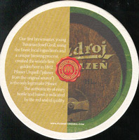 Beer coaster prazdroj-77-zadek