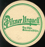 Beer coaster prazdroj-82-zadek