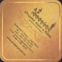 Beer coaster prazsky-most-u-valsu-11-zadek