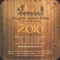 Beer coaster prazsky-most-u-valsu-5-zadek