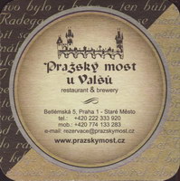 Beer coaster prazsky-most-u-valsu-8-zadek