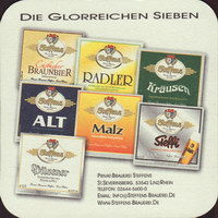 Beer coaster privat-brauerei-steffens-1-zadek