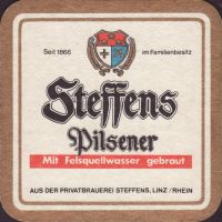 Beer coaster privat-brauerei-steffens-12-zadek