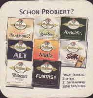 Beer coaster privat-brauerei-steffens-13-zadek