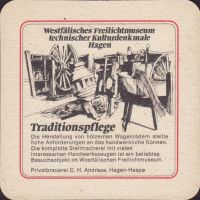 Beer coaster privatbrauerei-c-h-andreas-13-zadek