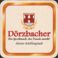 Pivní tácek privatbrauerei-dorzbacher-2-oboje