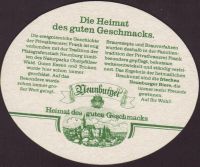 Beer coaster privatbrauerei-frank-3-zadek