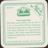 Beer coaster privatbrauerei-friedrich-dull-15-zadek