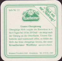 Beer coaster privatbrauerei-friedrich-dull-18-zadek