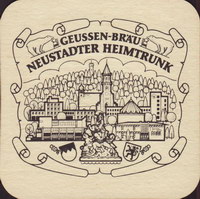 Beer coaster privatbrauerei-geussen-brau-1-zadek