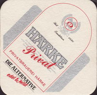 Beer coaster privatbrauerei-harke-1-zadek