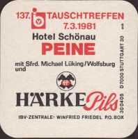 Beer coaster privatbrauerei-harke-13-zadek