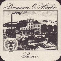 Pivní tácek privatbrauerei-harke-18-zadek