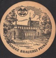 Beer coaster privatbrauerei-harke-21-zadek