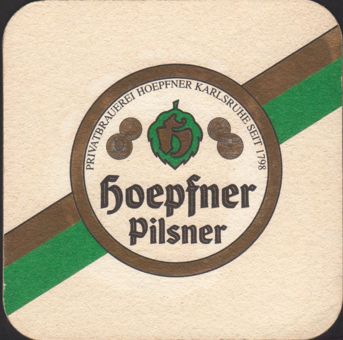 Beer coaster privatbrauerei-hoepfner-1