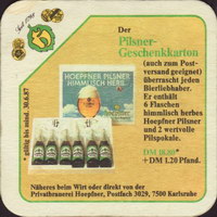 Pivní tácek privatbrauerei-hoepfner-11-zadek