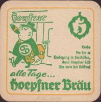 Beer coaster privatbrauerei-hoepfner-22-zadek