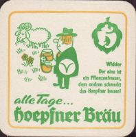 Beer coaster privatbrauerei-hoepfner-23-zadek