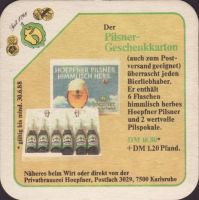 Beer coaster privatbrauerei-hoepfner-36-zadek