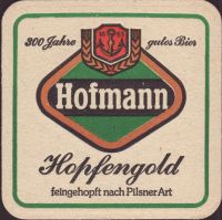 Beer coaster privatbrauerei-hofmann-9-zadek