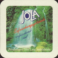 Beer coaster privatbrauerei-josef-lang-jandelsbrunn-1-zadek