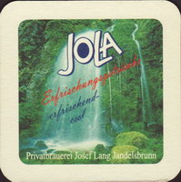 Beer coaster privatbrauerei-josef-lang-jandelsbrunn-2-zadek-small