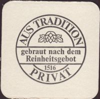 Beer coaster privatbrauerei-neumeyer-1-zadek