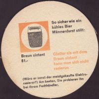 Beer coaster privatbrauerei-schultheis-16-zadek