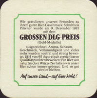 Beer coaster privatbrauerei-schultheis-3-zadek