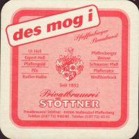 Beer coaster privatbrauerei-stottner-2-zadek