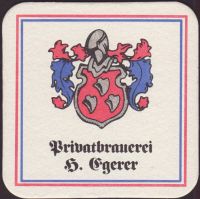 Beer coaster privatbrauerei-und-ineralbrunnenbetrieb-h-egerer-3-oboje