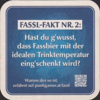 Beer coaster puntigamer-200-zadek