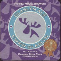 Beer coaster purple-moose-2
