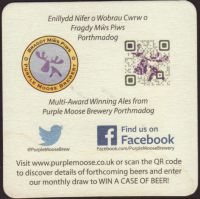 Beer coaster purple-moose-3-zadek