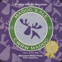 Beer coaster purple-moose-5