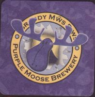 Beer coaster purple-moose-9-zadek