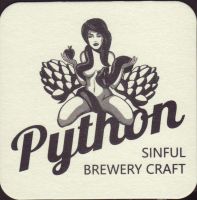 Beer coaster python-1