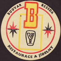 Beer coaster r-budvar-beseda-1