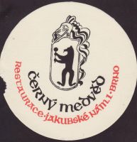 Beer coaster r-cerny-medved-1