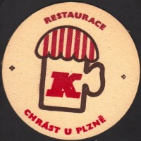 Beer coaster r-chrast-u-plzne-1-small