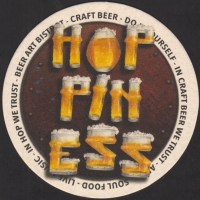 Beer coaster r-hoppiness-beer-bistrot-1