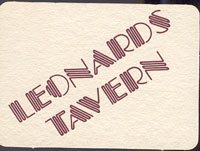 Beer coaster r-leonards-tavern-1-zadek