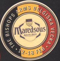 Beer coaster r-the-bishops-arms-14-small