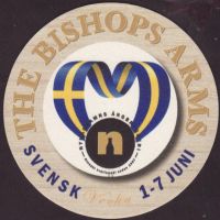 Beer coaster r-the-bishops-arms-2