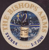 Beer coaster r-the-bishops-arms-2-zadek-small