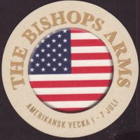 Beer coaster r-the-bishops-arms-4