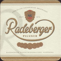 Beer coaster radeberger-22