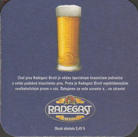 Beer coaster radegast-44-zadek