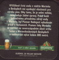 Beer coaster radegast-60-zadek